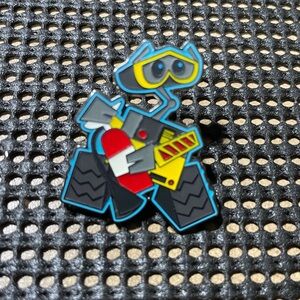 Disney Wall-E Enamel Pin - Red, Yellow, Blue, Gray